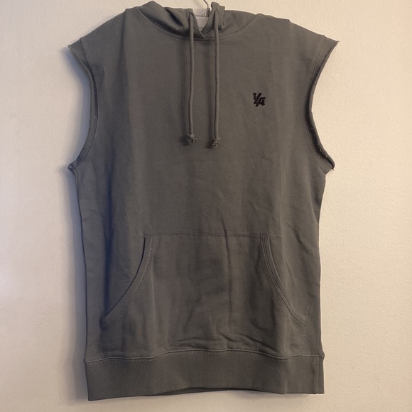 YoungLA Sleeveless Pullover Hoodie Sweatshirt Vest Bodybuilding Workout Gym Ray - Picture 10 of 14